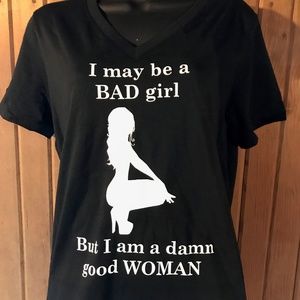 Women's V-Neck graphic shirt